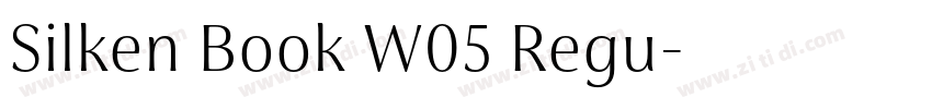 Silken Book W05 Regu字体转换